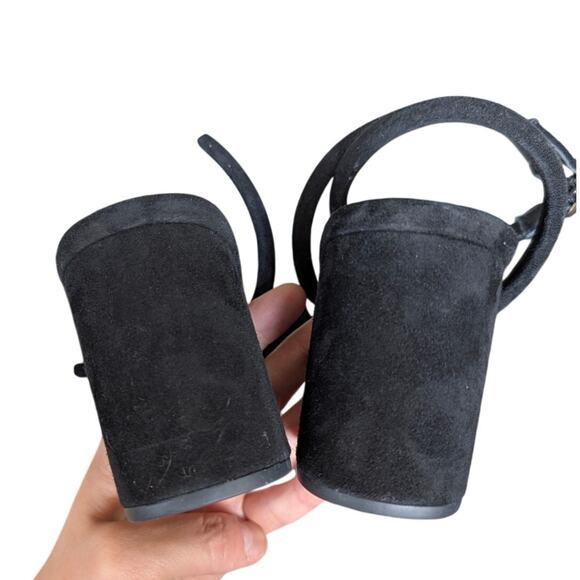 Loeffler Randall Fiamma Ankle Strap Sandal Black 6 - Picture 7 of 7